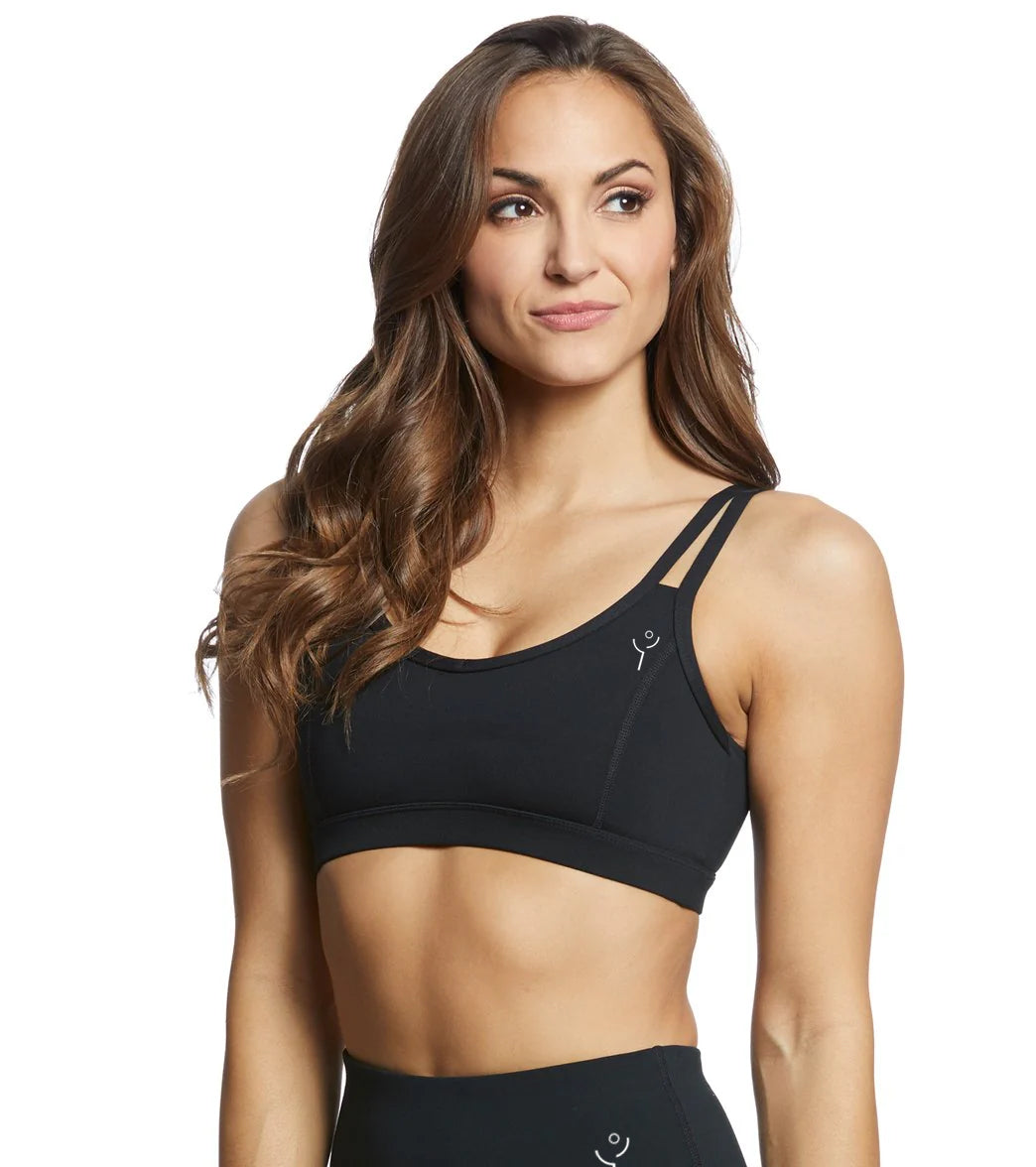 Cascade Black Sports Bra