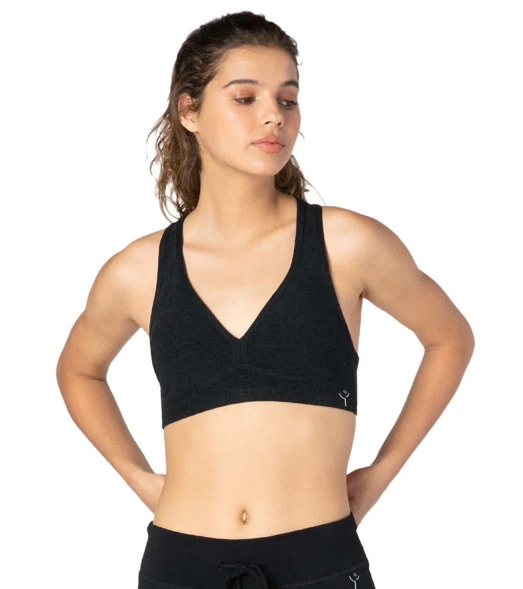 Ephemeral Black Sports Bra