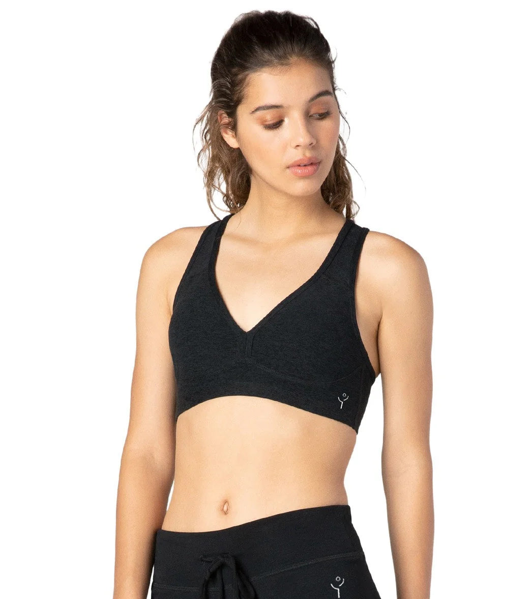 Ephemeral Black Sports Bra