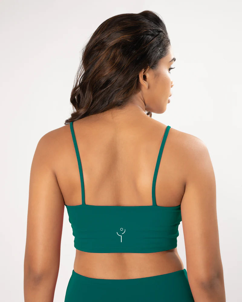 Edgy Teal Green Top