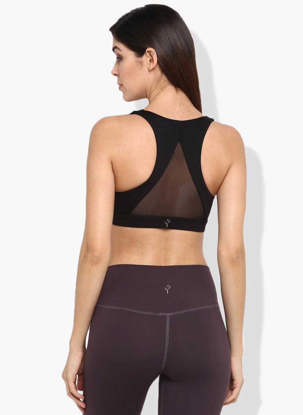 Coral Black Top