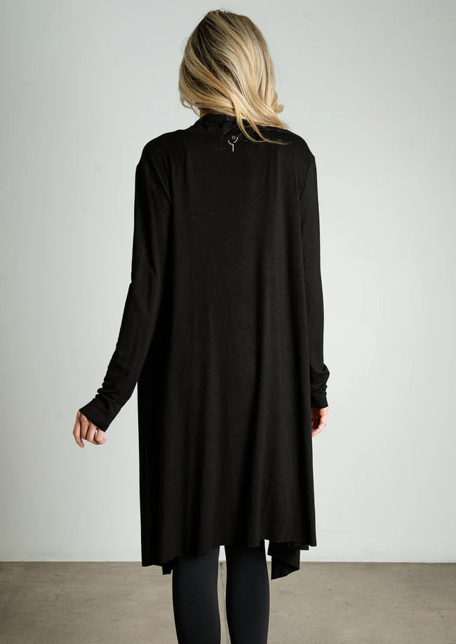 Organic Black Cardigan