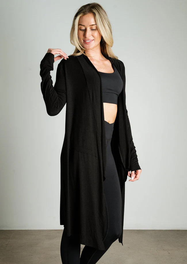 Organic Black Cardigan