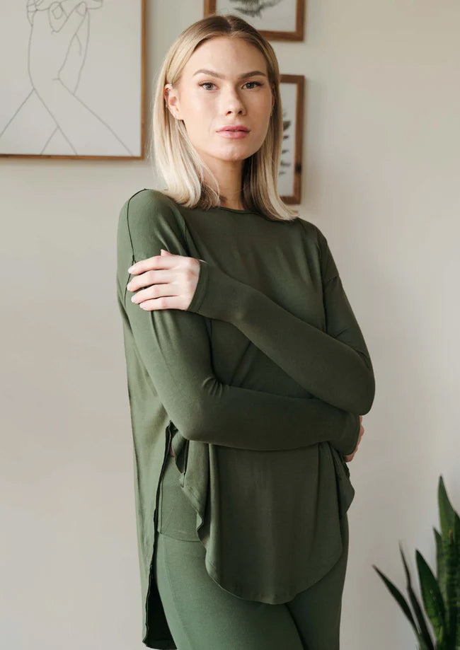 Glory Olive Top