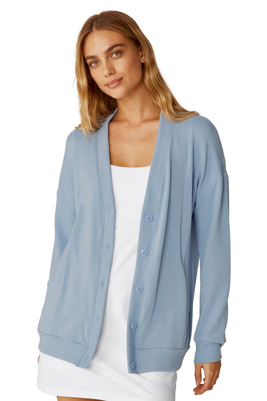 Luminous Hazy Sky Cardigan