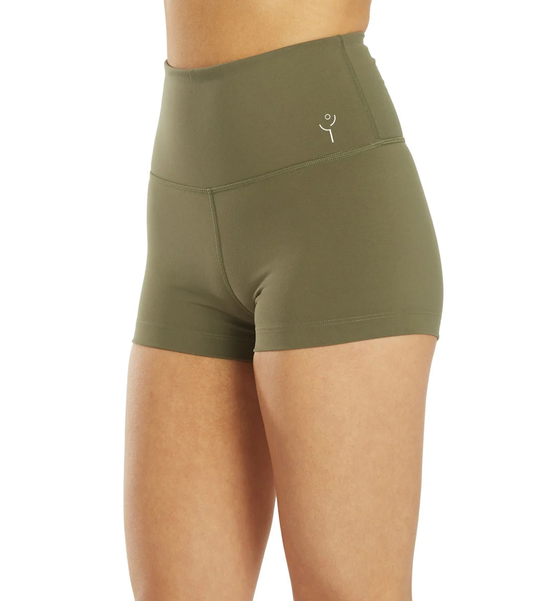 Glitzara Olive Shorts