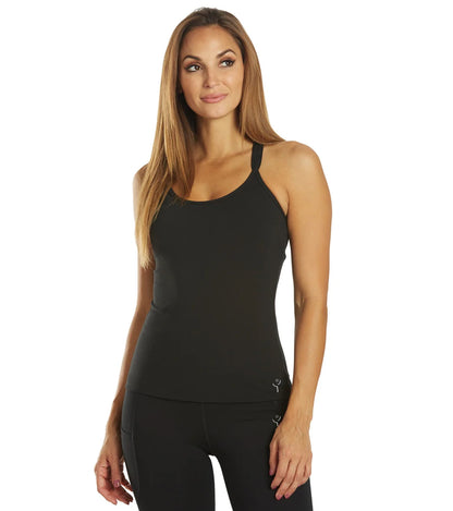 Charmeuse Black Top
