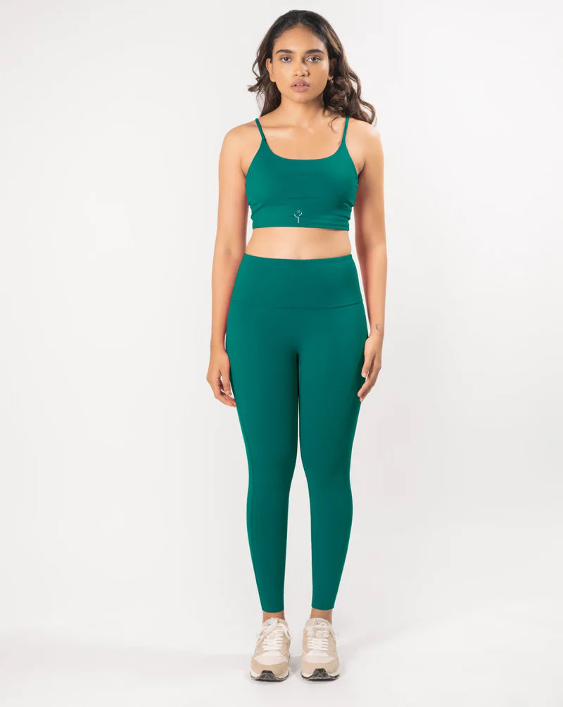 Edgy Teal Green Top