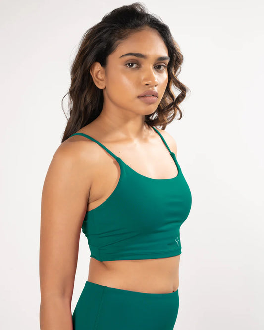 Edgy Teal Green Top