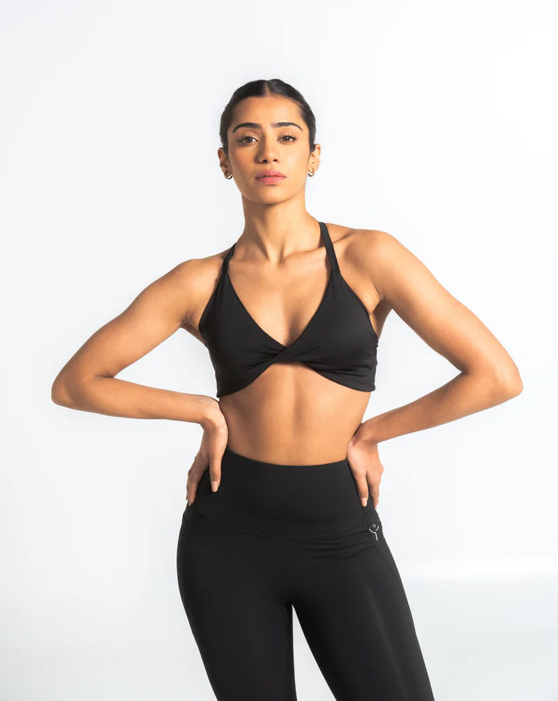 Greenery Black Top