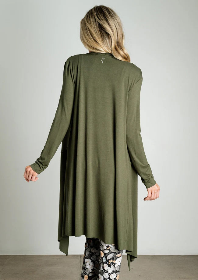 Bounty Olive Cardigan