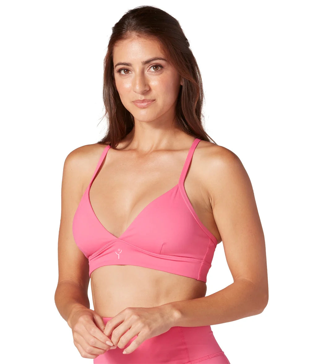 Mellifluous Bright Pink Sports Bra